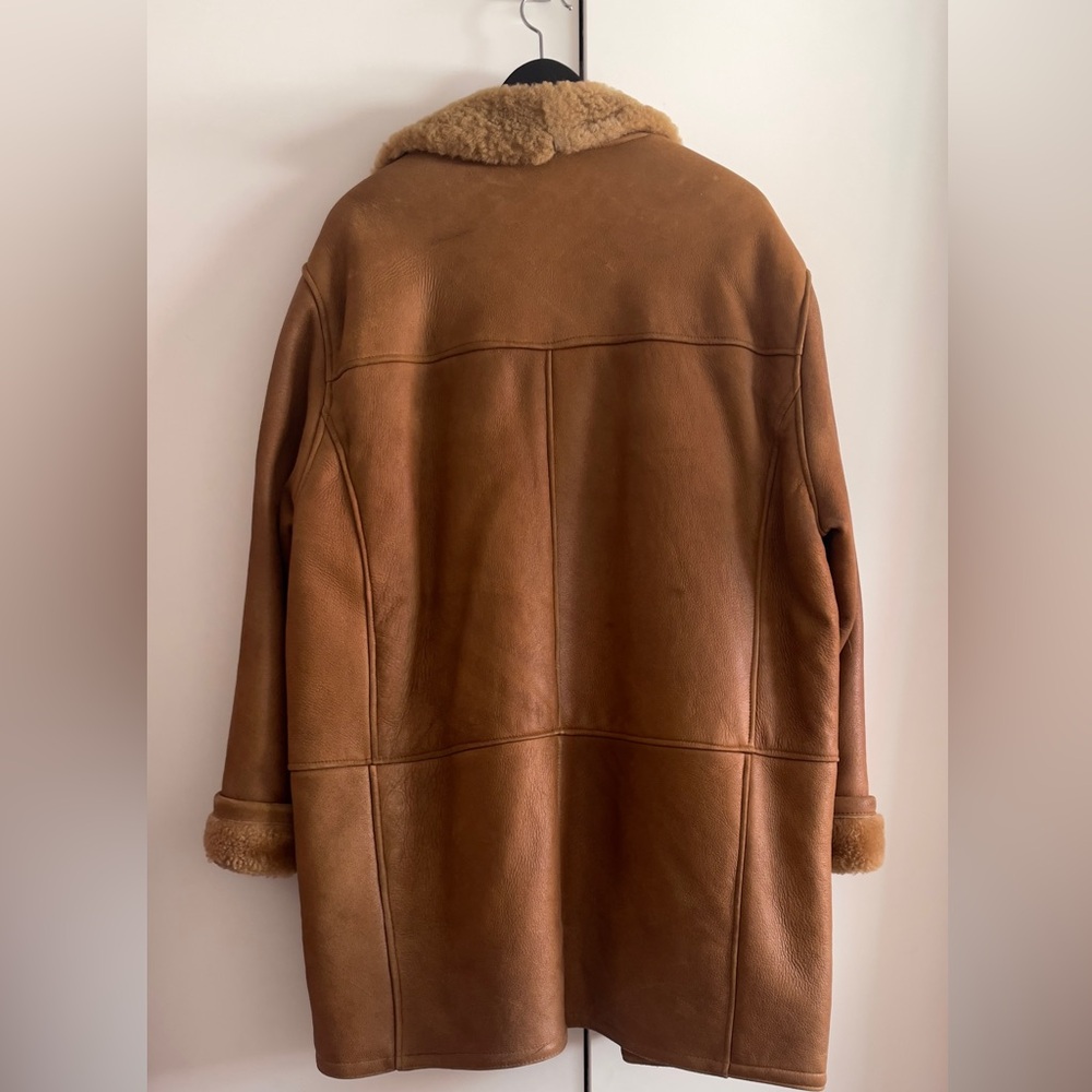 Shearling Aviator Long Coat - Made in Canada - Picture 12 of 12